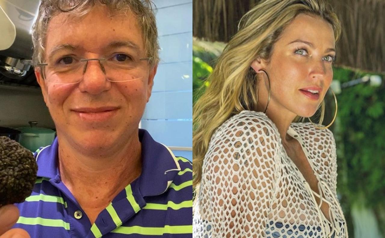 Boninho e Luana Piovani