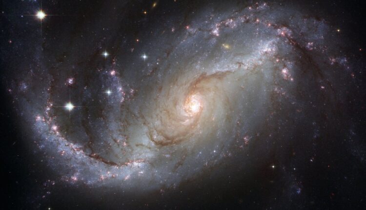 imagem espacial de uma galáxia estrelada