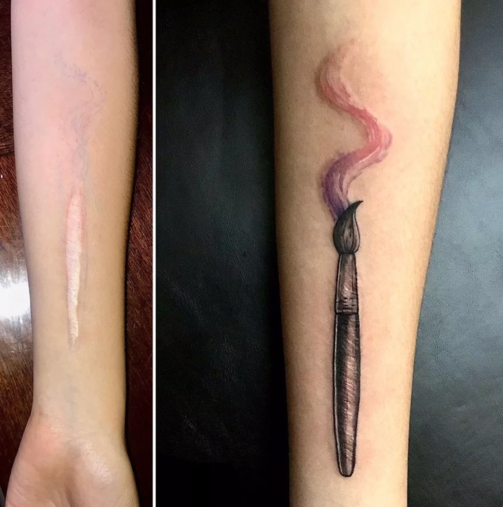tatuagem para cobrir cicatriz 18