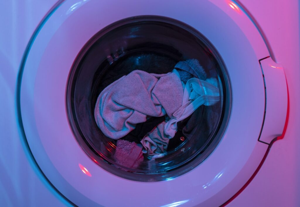 imagem mostra máquina de lavar