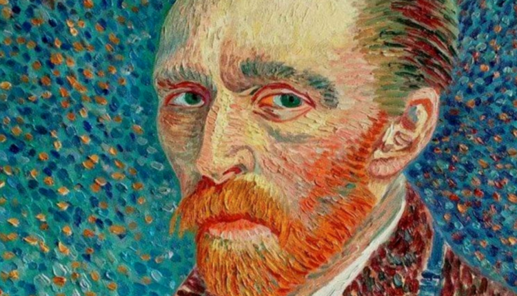 imagem mostra auto retrato de Van Gogh
