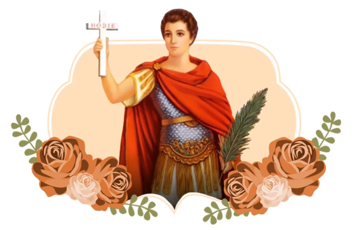 imagem mostra ilustração de Santo Expedito