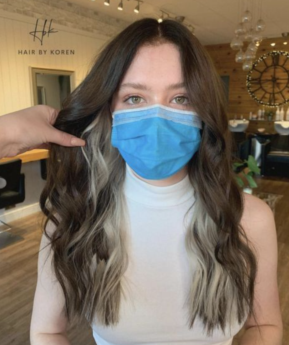 Cabelo pintado na nuca: 40 inspirações lindas de secret hair