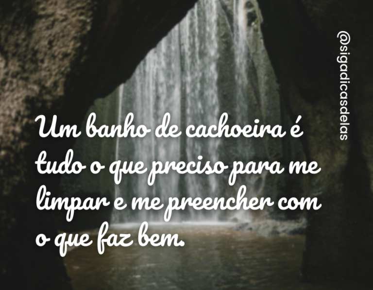 35 frases de cachoeira perfeitas para legendar suas fotos