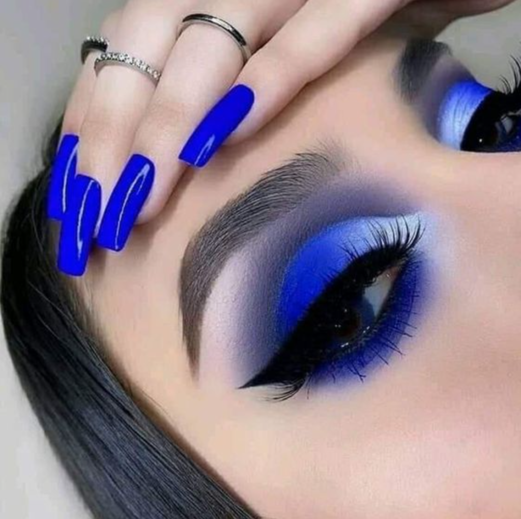 maquiagem azul noite 5