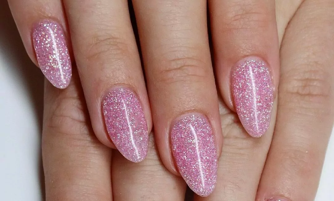 Unhas Rosa Com Glitter Tutoriais Para Aprender A Fazer