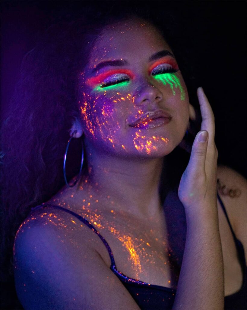 maquiagem neon artistica 1