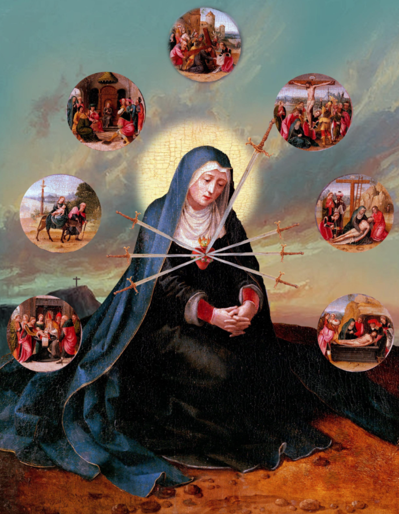 oração das sete dores de Maria