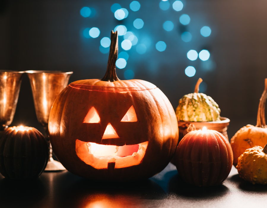 decoração de Halloween simples