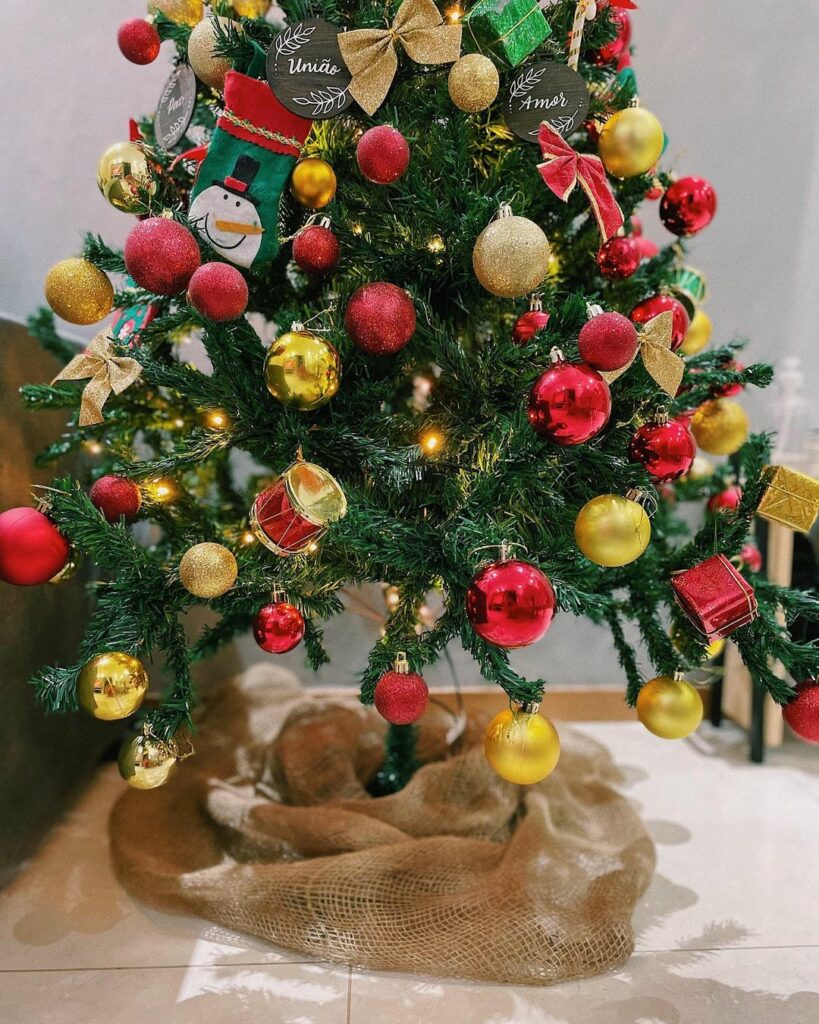 como decorar árvore de natal