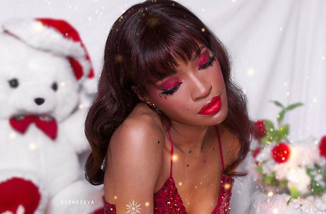 maquiagem de Natal