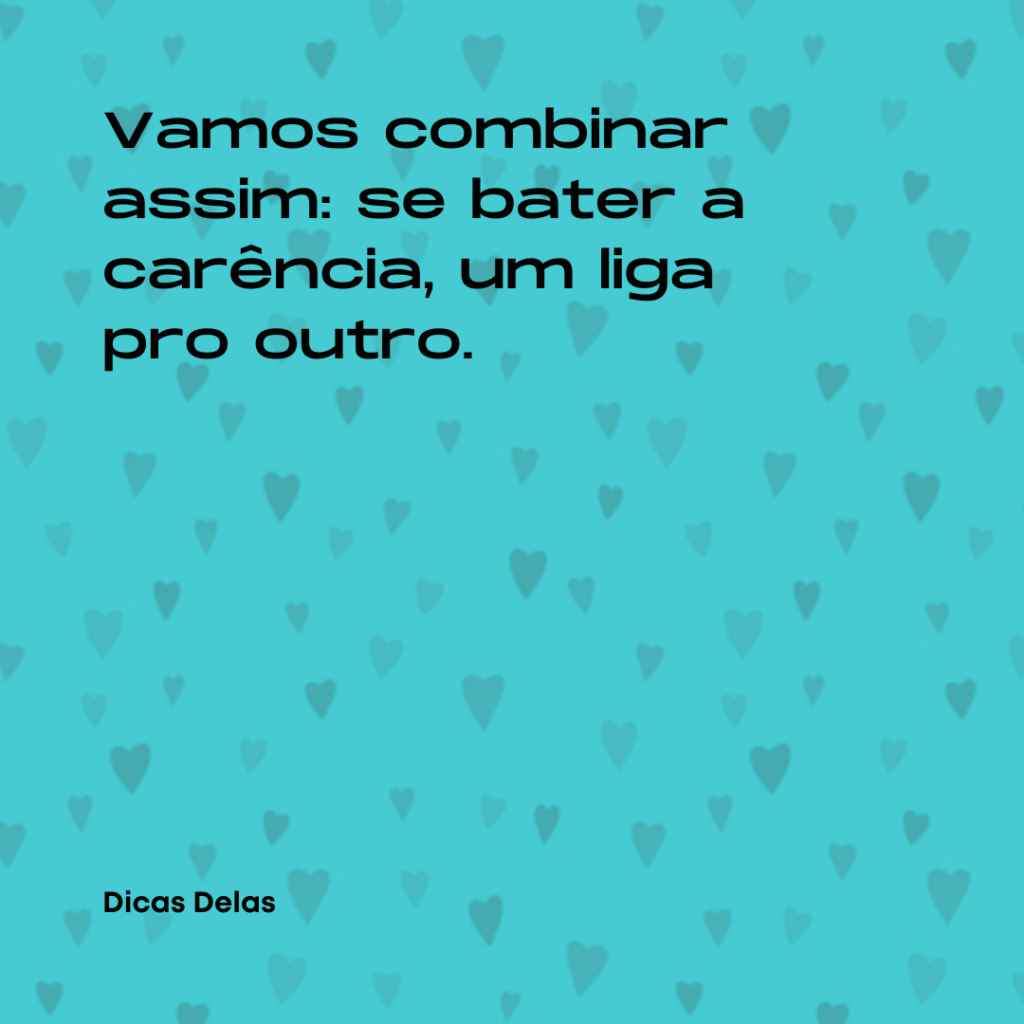 Frases para ficante: 45 opções para expressar todos os sentimentos