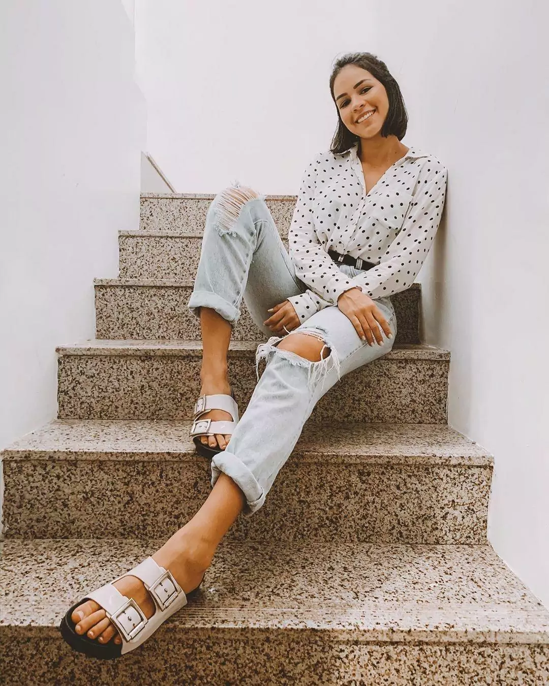 look com sandália birken
